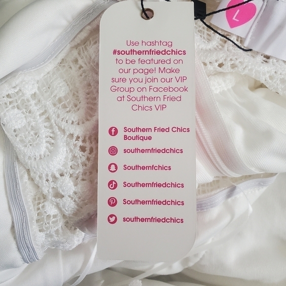 SOUTHERN FRIED CHICS DRESS WESTERN RODEO BOHO COASTAL COWGIRL CREAM WOMENS ( L ) - Picture 15 of 16